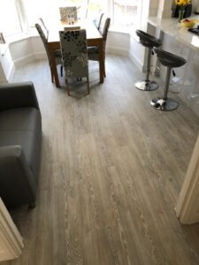 Amtico Spacia LVT colour White Ash fitted in Bradley Stoke