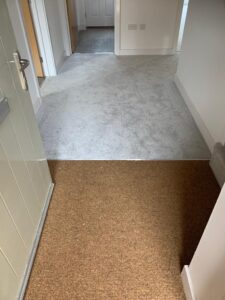 Kokos Entrance matting and Hallway Carpets fitted at Linden Homes Bishops Cleeve