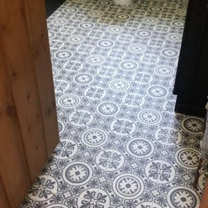 Patterned Vinyl flooring