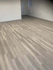 Amtico Spacia LVT colour Nordic Oak supplied and fitted by Phoenix Flooring Limited.