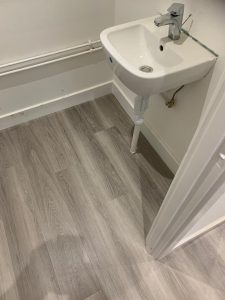 Amtico Spacia LVT colour Nordic Oak supplied and fitted by Phoenix Flooring Limited.
