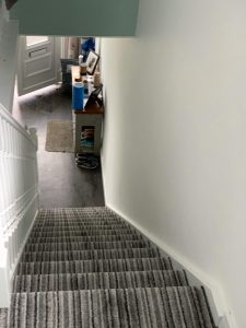 Lifestyle Striped Carpet Stairs