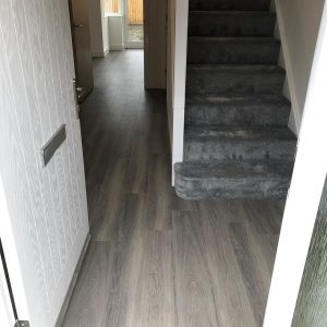 Amtico installed at Linden Homes - Hallway