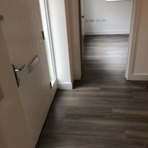 Amtico installed at Linden Homes - Hallway