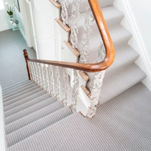 Bouclé Neutrals Stripe Carpet