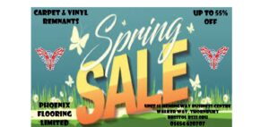 Carpet and Vinyl remnants Spring Sale 2022