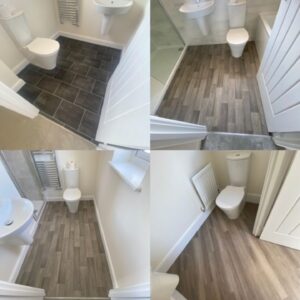 Bathroom Flooring supplied and fitted by Phoenix Flooring Limited