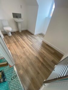 Karndean Knight Tile KP99 - Lime Washed Oak supplied and fitted at Linden Homes Falfield