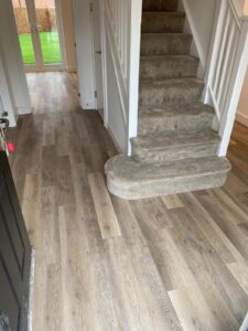 Karndean Knight Tile KP99 - Lime Washed Oak supplied and fitted at Linden Homes Falfield