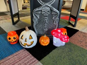 HALLOWEEN PUMPKINS - THORNBURY FLOORING SHOWROOM