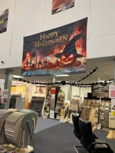 HAPPY HALLOWEEN 2022 BANNER - THORNBURY FLOORING SHOWROOM