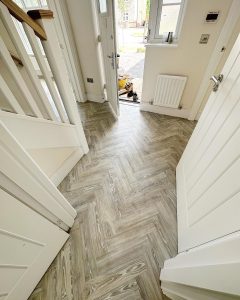 Amtico LVT Flooring supplied and fitted on this beautiful site in Lisvane.