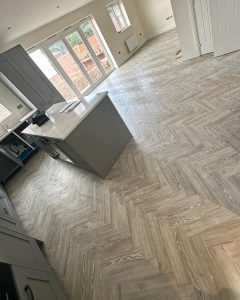 Amtico LVT Flooring supplied and fitted on this beautiful site in Lisvane.
