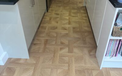 Basket Weave LVT Summer Oak