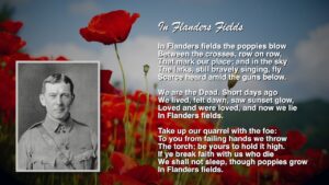 Flanders Field Poem - RBL Poppy appeal 2026